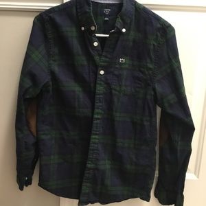 Boys Plaid Button Down